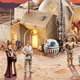 The official Star Wars Galactic Village Tatooine house.